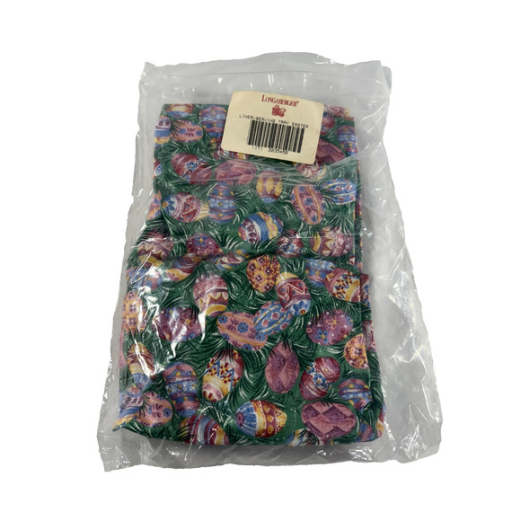 Longaberger Serving Tray Easter Egg Design Fabric Liner 2035450 New - Picture 1 of 2